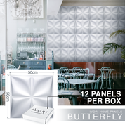 IVORI™ Butterfly Lux Wall Panel (12 pc set)