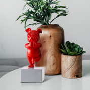 Yoga French Bulldog Statue