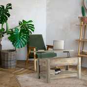 Concealed Transitional Wood Rectangle Lift Top Coffee Table