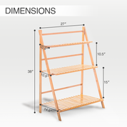 Bambusa 3-Tiered Plant Shelf